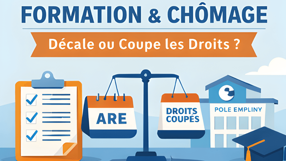 Formation chômage droits ARE : 4 scénarios pour vos droits expliqués