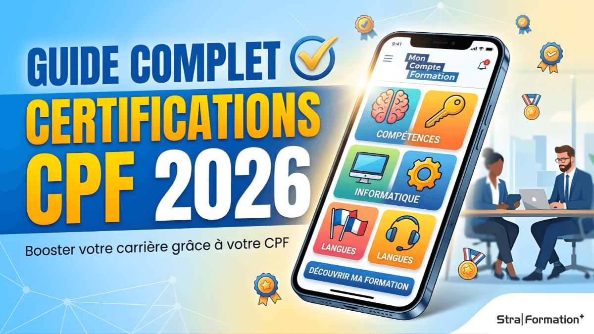 Article – Certifications professionnelles CPF : le guide complet 2026 – Présentation Certifications professionnelles CPF : le guide complet 2026